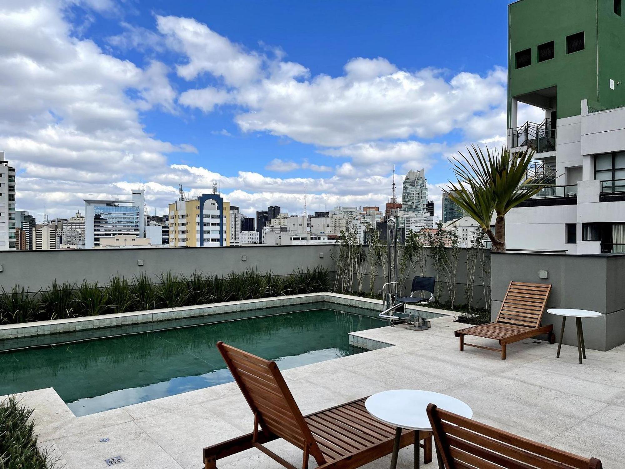 Belint Bela Cintra: A 5 Minutos Da Paulista Com Piscina No Rooftop São Paulo Exterior photo